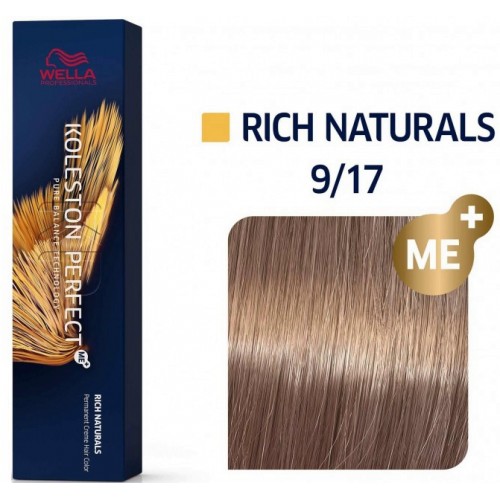 WELLA KOLESTON PERFECT ME+ თმის საღებავი 9-17  - 60ml